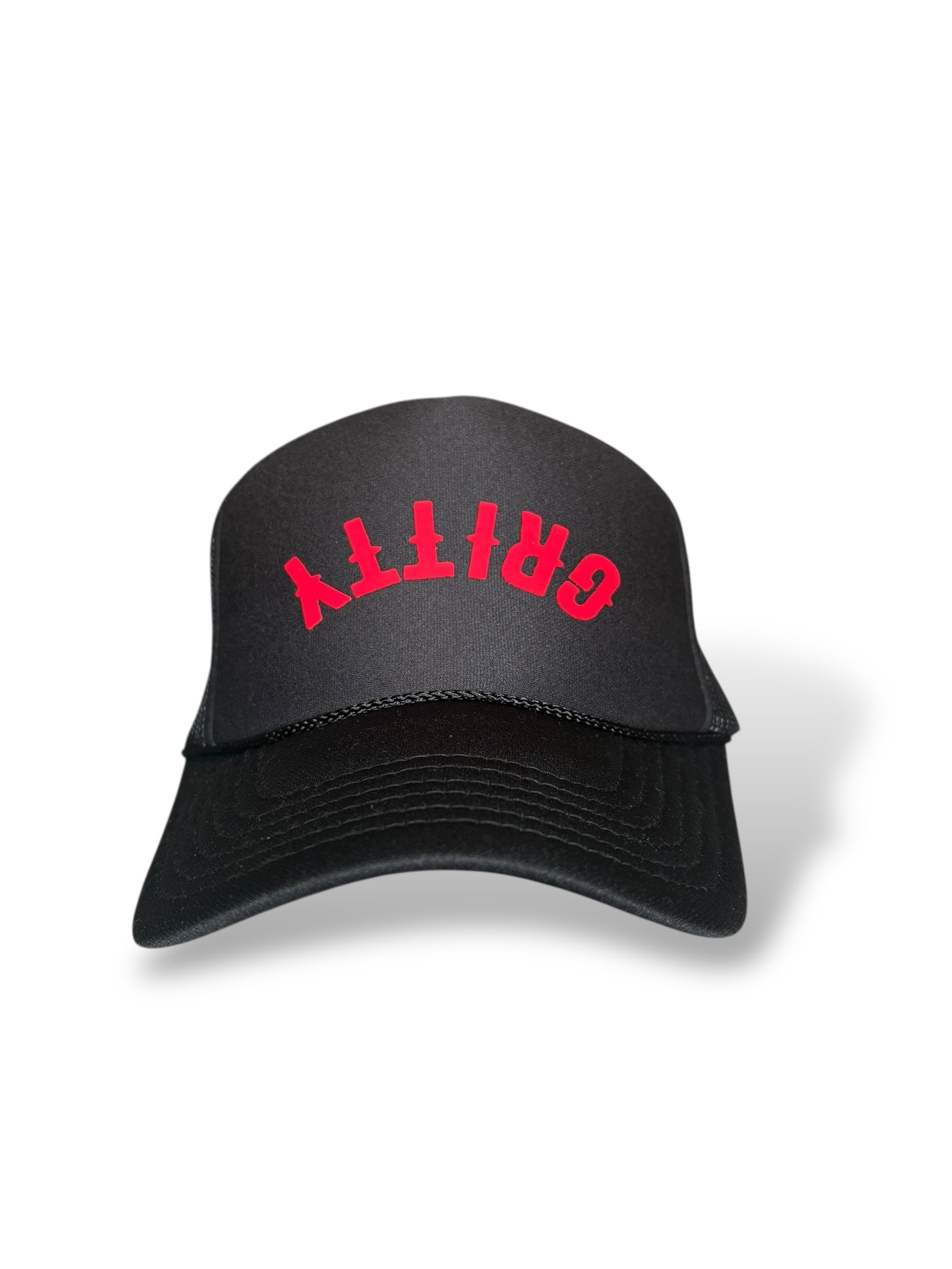 Black/Red Gritty